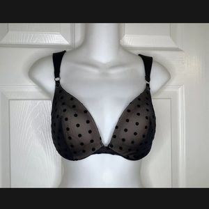 Stella McCartney Polka Bot Mesh Padded Bra